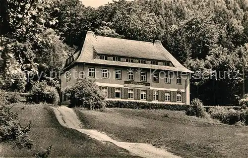 AK / Ansichtskarte Schwarzburg_Thueringer_Wald Jugendherberge Georgij Dimitroff Schwarzburg_Thueringer