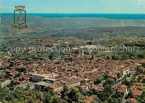 AK / Ansichtskarte Grasse_Alpes_Maritimes Fliegeraufnahme Grasse_Alpes_Maritimes