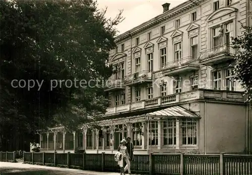 AK / Ansichtskarte Heringsdorf_Ostseebad_Usedom FDGB Heim Wirth Heringsdorf_Ostseebad