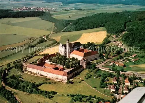 AK / Ansichtskarte Neresheim Fliegeraufnahme Benediktinerabtei Neresheim