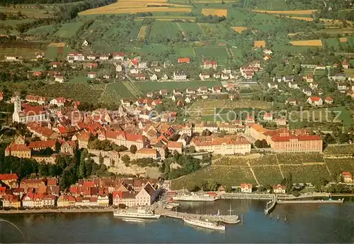 AK / Ansichtskarte Meersburg_Bodensee Fliegeraufnahme Meersburg Bodensee