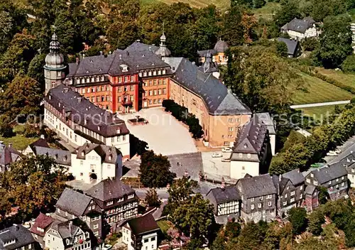 AK / Ansichtskarte Bad_Berleburg Schloss Berleburg Fliegeraufnahme Bad_Berleburg