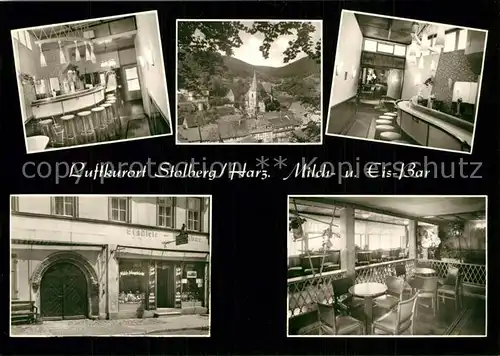 AK / Ansichtskarte Stolberg_Harz Rudolphi s Milch  und Eisbar Stolberg Harz