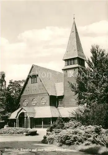 AK / Ansichtskarte Stahnsdorf Kapelle auf dem Suedwest Kirchhof Stahnsdorf