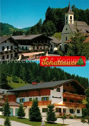 AK / Ansichtskarte Wagrain_Salzburg Schattauer Wirt Schattauer Gaestehaus Wagrain Salzburg