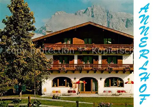 AK / Ansichtskarte Maria_Alm_Steinernen_Meer Hotel Pension Annerlhof Maria_Alm_Steinernen_Meer