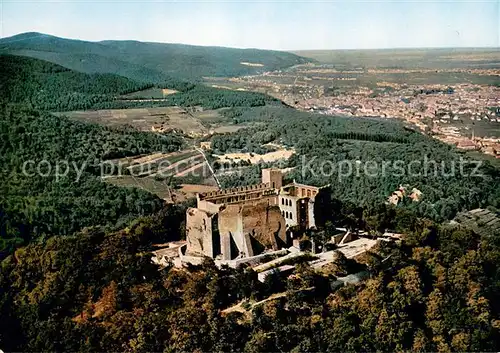 AK / Ansichtskarte Neustadt_Weinstrasse Hambacher Schloss Fliegeraufnahme Neustadt_Weinstrasse