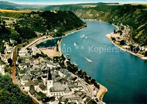 AK / Ansichtskarte St_Goar Fliegeraufnahme St_Goar