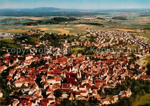 AK / Ansichtskarte Feuchtwangen Fliegeraufnahme Feuchtwangen