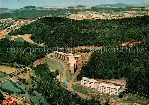 AK / Ansichtskarte Schwabthal Kurklinik Lautergrund Fliegeraufnahme Schwabthal