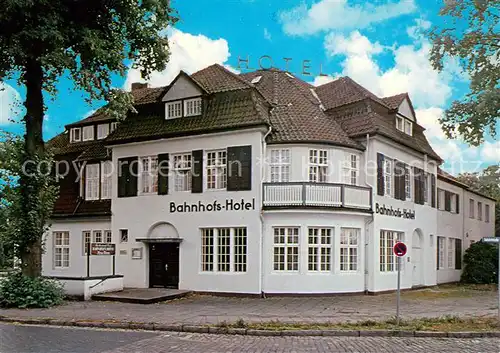 AK / Ansichtskarte Rotenburg_Wuemme Bahnhofs Hotel Rotenburg Wuemme