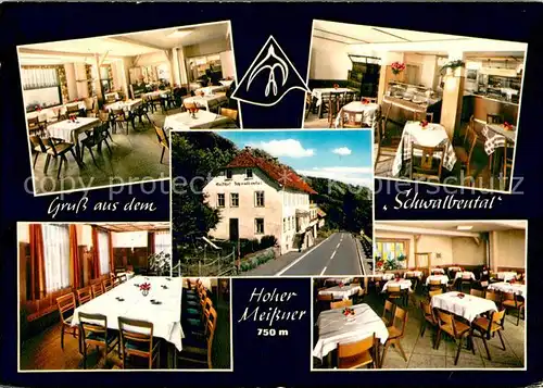 AK / Ansichtskarte Vockerode_Eschwege Cafe Restaurant Schwalbental Gastraeume Vockerode Eschwege