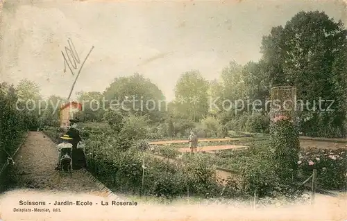 AK / Ansichtskarte Soissons_Aisne Jardin Ecole La Roseraie Soissons Aisne