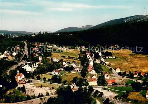 AK / Ansichtskarte Hahnenklee Bockswiese_Harz Fliegeraufnahme Hahnenklee Bockswiese