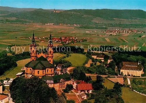 AK / Ansichtskarte Bad_Staffelstein Basilika Vierzehnheiligen Fliegeraufnahme Bad_Staffelstein