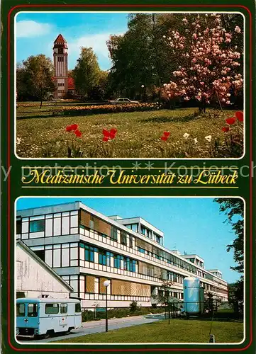 AK / Ansichtskarte Luebeck Medizinische Universitaet Park Luebeck
