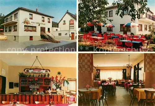 AK / Ansichtskarte Oberjosbach Gaststaette Zum Kuehlen Grund Bar Gaststube Terrasse Oberjosbach