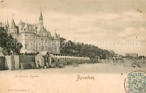 AK / Ansichtskarte Arcachon_Gironde Chateau Deganne Arcachon Gironde