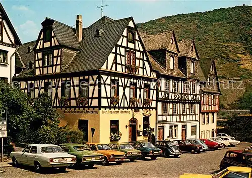 AK / Ansichtskarte Oberwesel_Rhein Hotel Restaurant Roemerkrug Oberwesel Rhein