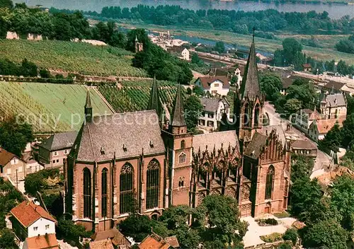 AK / Ansichtskarte Oppenheim Katharinenkirche Fliegeraufnahme Oppenheim