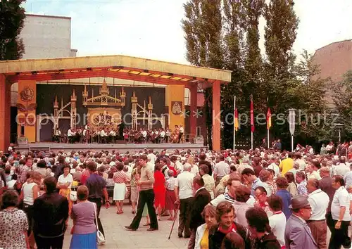 AK / Ansichtskarte Greiz_Thueringen Freilichtbuehne im Goethepark Greiz Thueringen