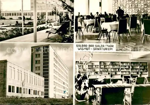 AK / Ansichtskarte Bad_Sulza Wismut Sanatorium Gastraeume Bad_Sulza