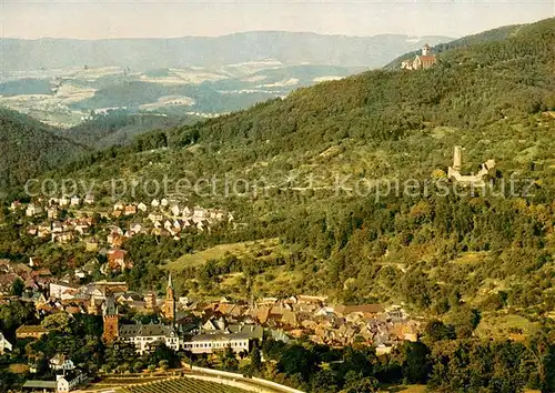 AK / Ansichtskarte Weinheim_Bergstrasse Fliegeraufnahme Weinheim_Bergstrasse