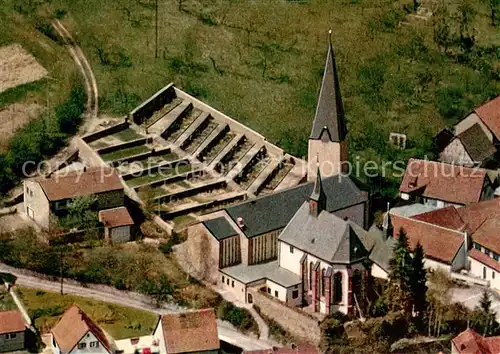 AK / Ansichtskarte Hessenthal_Spessart Wallfahrtskirche Fliegeraufnahme Hessenthal Spessart