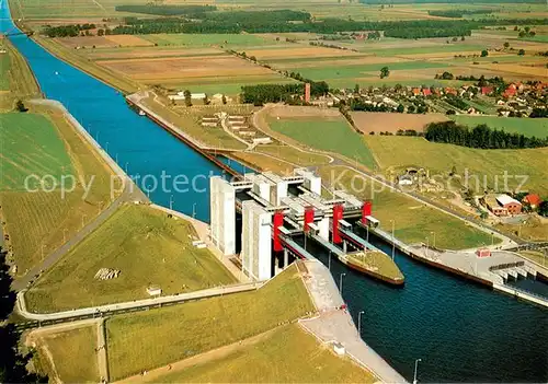 AK / Ansichtskarte Scharnebeck_Lueneburg Schiffshebewerk Scharnebeck Fliegeraufnahme Scharnebeck Lueneburg