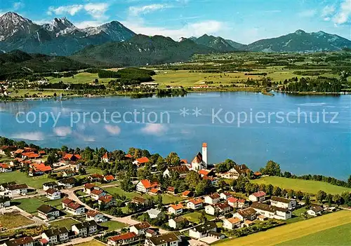 AK / Ansichtskarte Waltenhofen_Schwangau Forggensee Fliegeraufnahme Waltenhofen Schwangau