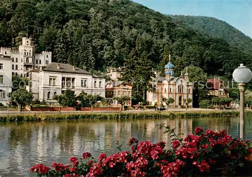 AK / Ansichtskarte Bad_Ems Russische Kirche mit Schloss Balmoral Bad_Ems