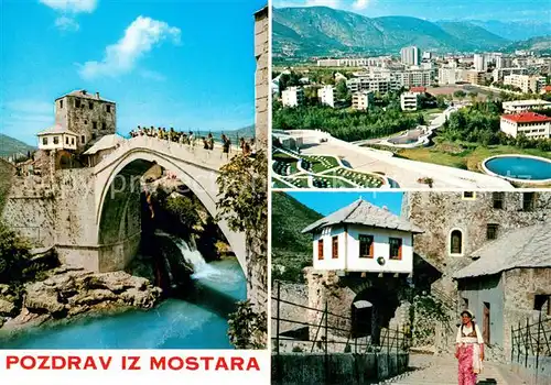 AK / Ansichtskarte Mostar_Moctap Teilansichten Mostar_Moctap