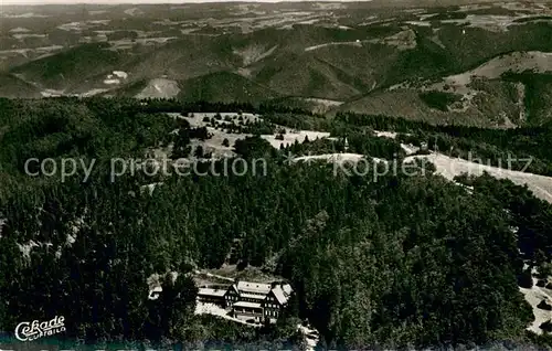 AK / Ansichtskarte Oberried_Breisgau Berghotel Schauinsland Schwarzwald Fliegeraufnahme Oberried Breisgau