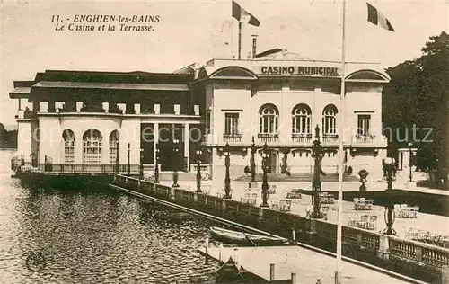 AK / Ansichtskarte Enghien les Bains Casino et Terrasse Enghien les Bains