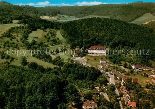 AK / Ansichtskarte Bad_Sooden Allendorf Sonnenberg Sanatorium Fliegeraufnahme Bad_Sooden Allendorf