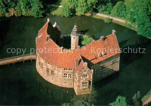 AK / Ansichtskarte Luedinghausen Burg Vischering Fliegeraufnahme Luedinghausen