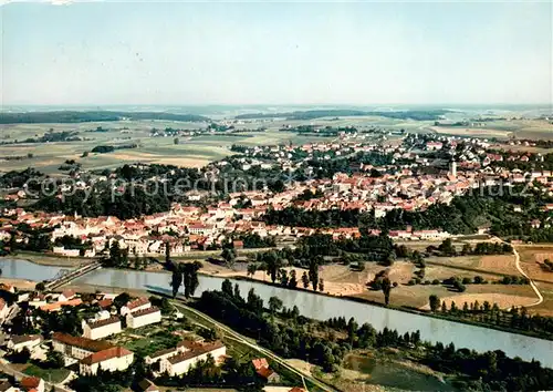 AK / Ansichtskarte Landau_Isar Fliegeraufnahme Landau Isar