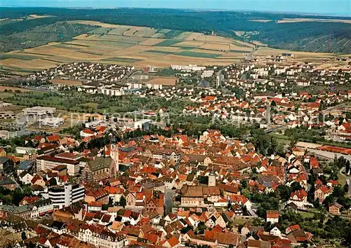 AK / Ansichtskarte Tauberbischofsheim Fliegeraufnahme Tauberbischofsheim