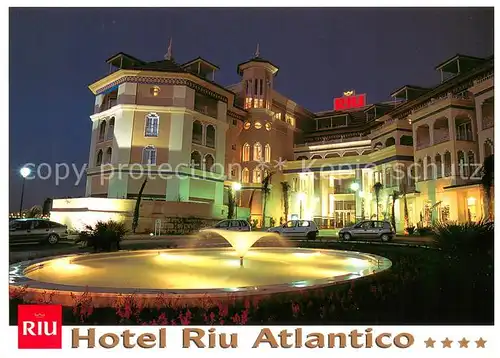 AK / Ansichtskarte Ayamonte Hotel Riu Atlantico am Abend Ayamonte