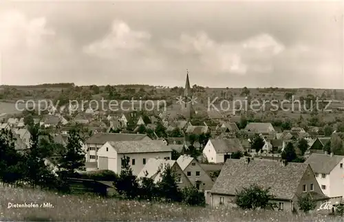 AK / Ansichtskarte Dietenhofen_Mittelfranken Panaorama Dietenhofen Mittelfranken