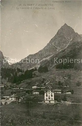 AK / Ansichtskarte Vallorcine_Haute_Savoie Le Couteray et lAiguille de Loriaz Vallorcine_Haute_Savoie