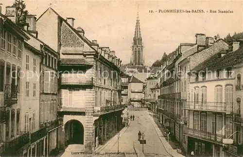 AK / Ansichtskarte Plombieres les Bains_Vosges Rue Stanislas Plombieres les Bains