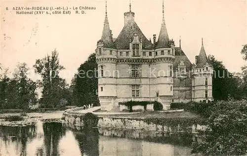 AK / Ansichtskarte Azay le Rideau Chateau National XVIe siecle Azay le Rideau