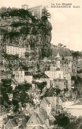 AK / Ansichtskarte Rocamadour Vue partielle Rocamadour