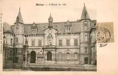 AK / Ansichtskarte Melun_Seine_et_Marne Hotel de ville Melun_Seine_et_Marne