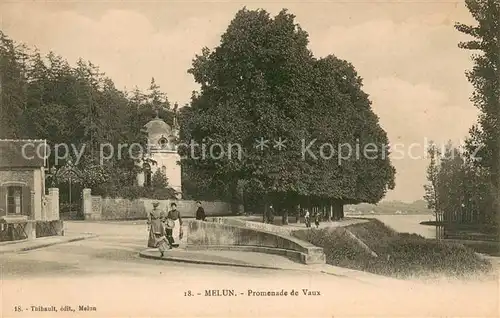 AK / Ansichtskarte Melun_Seine_et_Marne Promenade de Vaux Melun_Seine_et_Marne