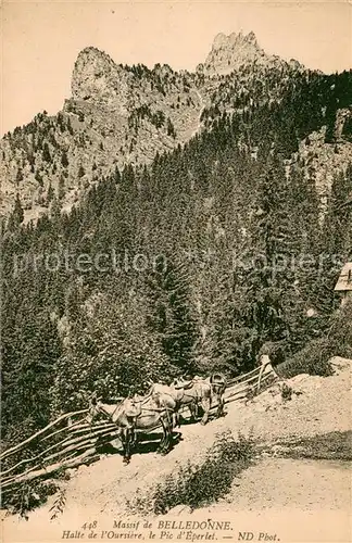 AK / Ansichtskarte Grenoble Massif de Belledonne Halte de lOursiere le Pic d Eperlet Grenoble