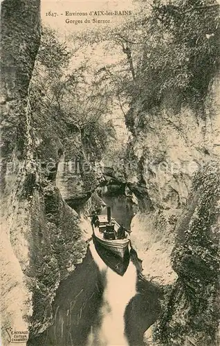 AK / Ansichtskarte Aix les Bains Gorges du Sierroz Aix les Bains