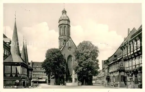 AK / Ansichtskarte Einbeck_Niedersachsen Marktplatz Einbeck Niedersachsen