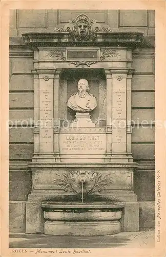 AK / Ansichtskarte Rouen Monument Louis Bouilhet Rouen